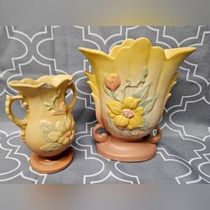 Two Vintage Hull Vases